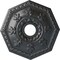 Ekena Millwork Nottingham Ceiling Medallion (Fits Canopies up to 4 5/8"), 18"OD x 3 1/2"ID x 1 1/2"P, Pewter CM18NTPES - alternate 1